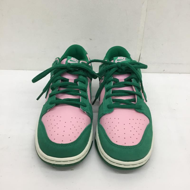 ナイキ NIKE スニーカー スニーカー NIKE DUNK LOW RETORO SE MED Soft Pink FZ0549-600 28.5cm ロゴ、文字 緑 / グリーン / X 桃 / ピンク / メンズ USED 古着 中古 10129905