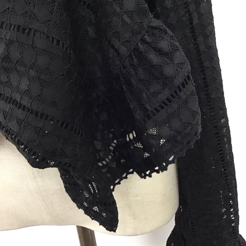 スライ SLY カットソー 長袖 030bsy30-0550 DIA LACE BOLERO 2 無地 黒 / ブラック / レディース USED 古着 中古 10119877