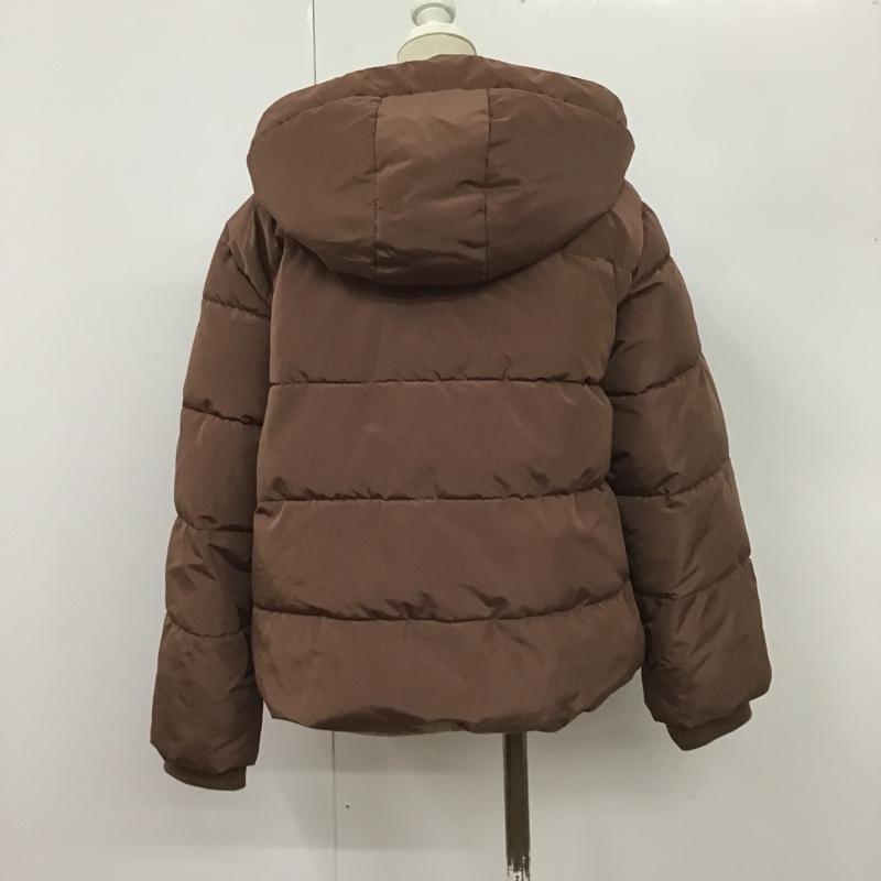 マジェスティックレゴン MAJESTIC LEGON ジャケット、上着 ジャンパー、ブルゾン 1086071047 カラーエコダウン ジップアップジャケット フード付きダウンジャケット M 無地 茶 / ブラウン / レディース USED 古着 中古 10105622