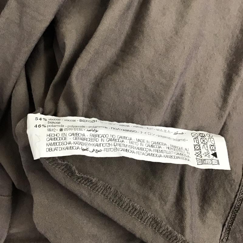 ザラ ZARA ワンピース ロングスカート 5580/648/706 S 無地 灰 / グレー / レディース USED 古着 中古 10131090