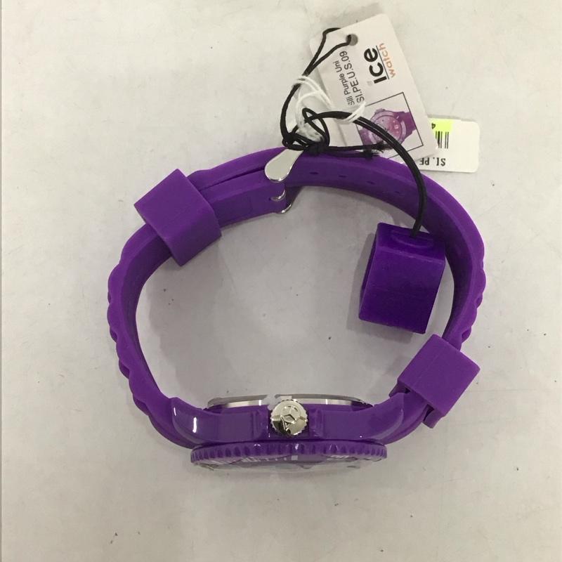 アイスウォッチ ICE WATCH 腕時計 アナログ(クォーツ式) SI.PE.U.S.09 ロゴ、文字 紫 / パープル / メンズ USED 古着 中古 10135260