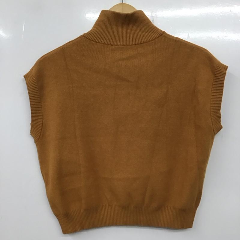 スライ SLY ベスト ベスト 039GSN70-5650 ハーフジップ スタンドネック FREE 無地 橙 / オレンジ / レディース USED 古着 中古 10138912