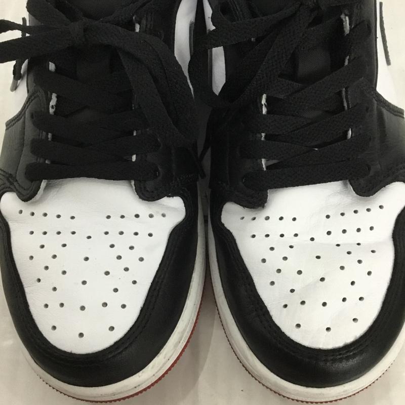 ナイキ NIKE スニーカー スニーカー CZ0790-106 AIR JORDAN 1 RETRO LOW OG 27.5cm 箱有 27.5cm ロゴ、文字 白 / ホワイト / X 黒 / ブラック / X 赤 / レッド / メンズ USED 古着 中古 10123982