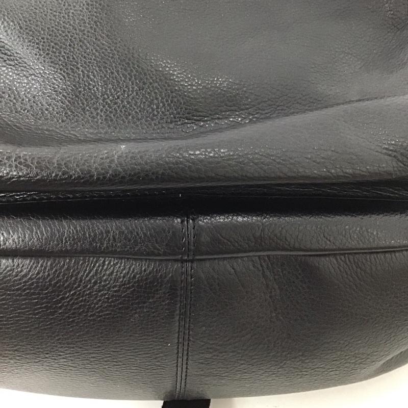 コーチ COACH リュックサック、デイパック リュックサック、デイバッグ レザー ロゴ、文字 黒 / ブラック / メンズ USED 古着 中古 10134090