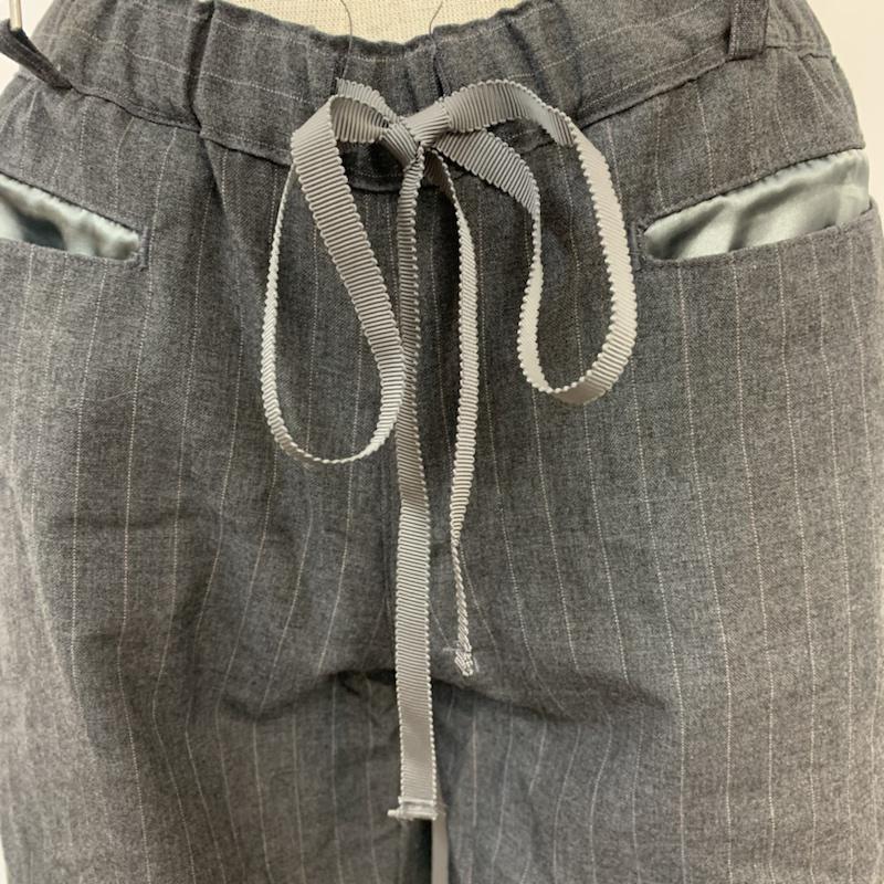 アイズビット ISBIT パンツ スラックス ストライプ S ストライプ 灰 / グレー / レディース USED 古着 中古 10042826
