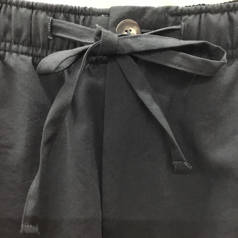 ユナイテッドアローズ UNITED ARROWS パンツ スラックス 1114-199-7683 ボトムス ワイドパンツ スラックス L 無地 黒 / ブラック / メンズ USED 古着 中古 10109426