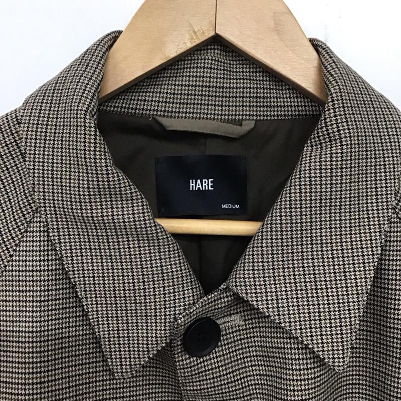 ハレ HARE ジャケット、上着 ジャケット、ブレザー ロングコートジャケット アウター カラージャケット M チェック マルチカラー / マルチカラー / メンズ USED 古着 中古 10137575