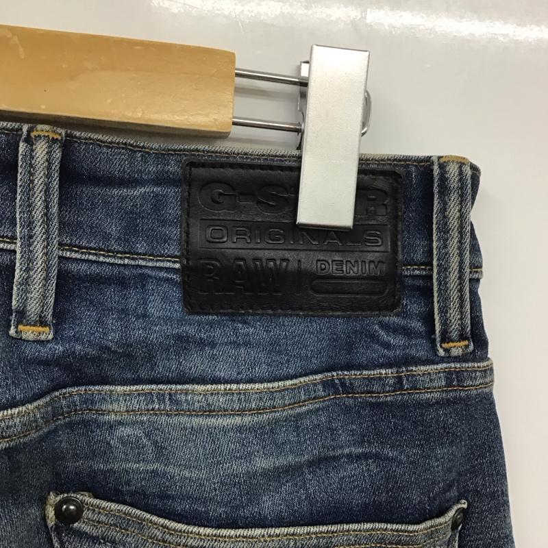 ジースターロゥ G-STAR RAW パンツ デニム、ジーンズ デニムパンツ スリムパンツ カジュアルパンツ ストレッチパンツ 29インチ 無地 インディゴ / インディゴ / メンズ USED 古着 中古 10132389