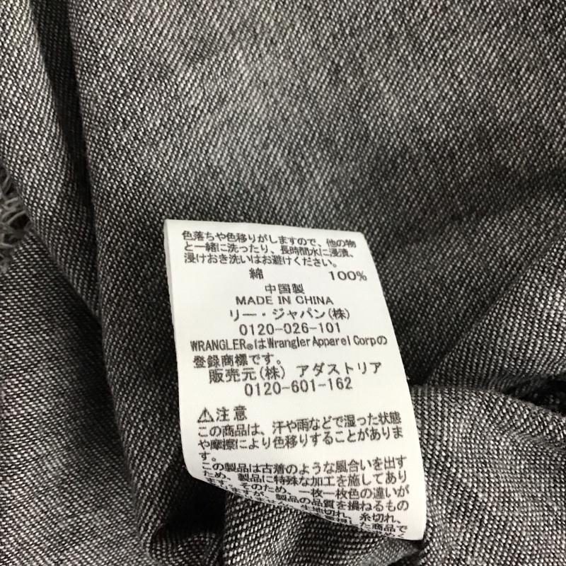 ベイフロー BAYFLOW シャツ、ブラウス 長袖 長袖シャツ 無地シャツ カラーシャツ デニムシャツ wrangler M ダメージ加工 黒 / ブラック / メンズ USED 古着 中古 10132696