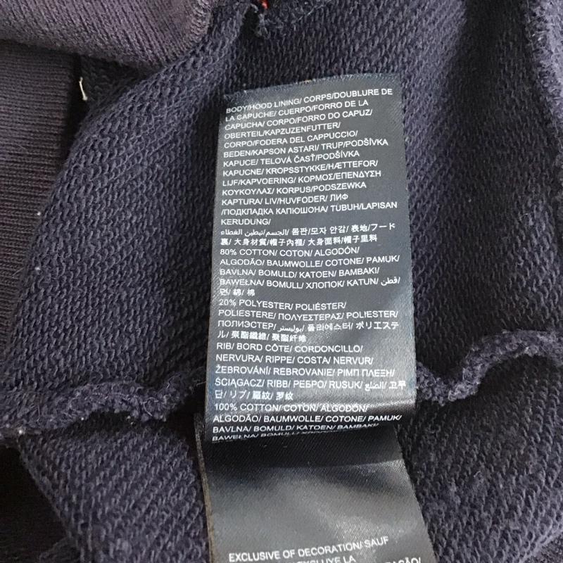 ヒルフィガーデニム HILFIGER DENIM パーカー 長袖 長袖パーカー S ロゴ、文字 紺 / ネイビー / メンズ USED 古着 中古 10133125