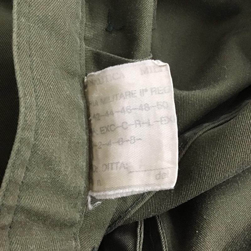 ミリタリー ミリタリー パンツ ワークパンツ、ペインターパンツ ミリタリーパンツ ワイドパンツ パラトルーパーパンツ イタリア軍 無地 カーキ / カーキ /  メンズ USED 古着 中古 10126122