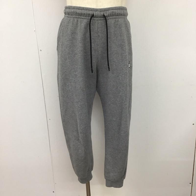 エアジョーダン AIR JORDAN パンツ ワークパンツ、ペインターパンツ dq7341-091 ブルックリンフリース ワイドパンツ スウェットパンツ M ロゴ、文字 灰 / グレー /  メンズ USED 古着 中古 10125109