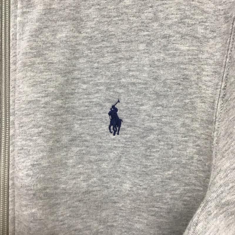 ポロバイラルフローレン Polo by RALPH LAUREN トレーナー 長袖 スウェット ジップ M 無地 灰 / グレー / メンズ USED 古着 中古 10134514