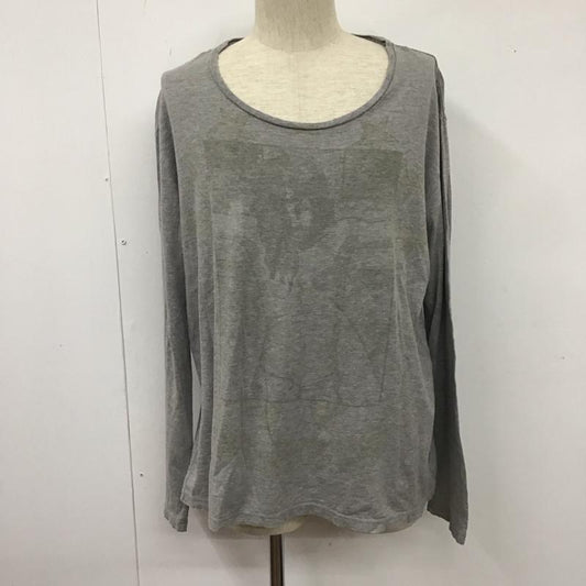 グラム glamb カットソー 長袖 長袖 3 プリント 灰 / グレー /  メンズ USED 古着 中古 10109095