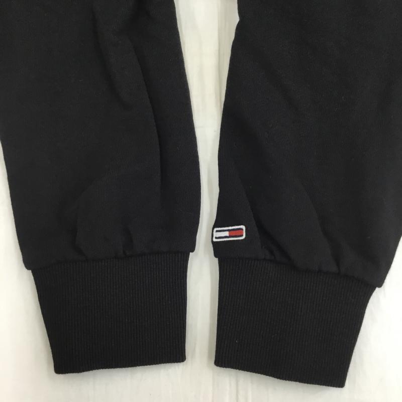 トミー ジーンズ TOMMY JEANS パーカー 長袖 S ロゴ、文字 X プリント 黒 / ブラック / メンズ USED 古着 中古 10137766