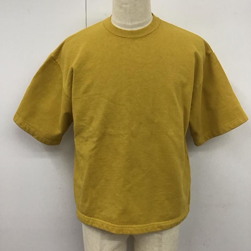 ロサンゼルスアパレル LOS ANGELES APPAREL カットソー 半袖 半袖カットソー プリントTシャツ クルーネックカットソー 無地 黄 / イエロー /  メンズ USED 古着 中古 10112978