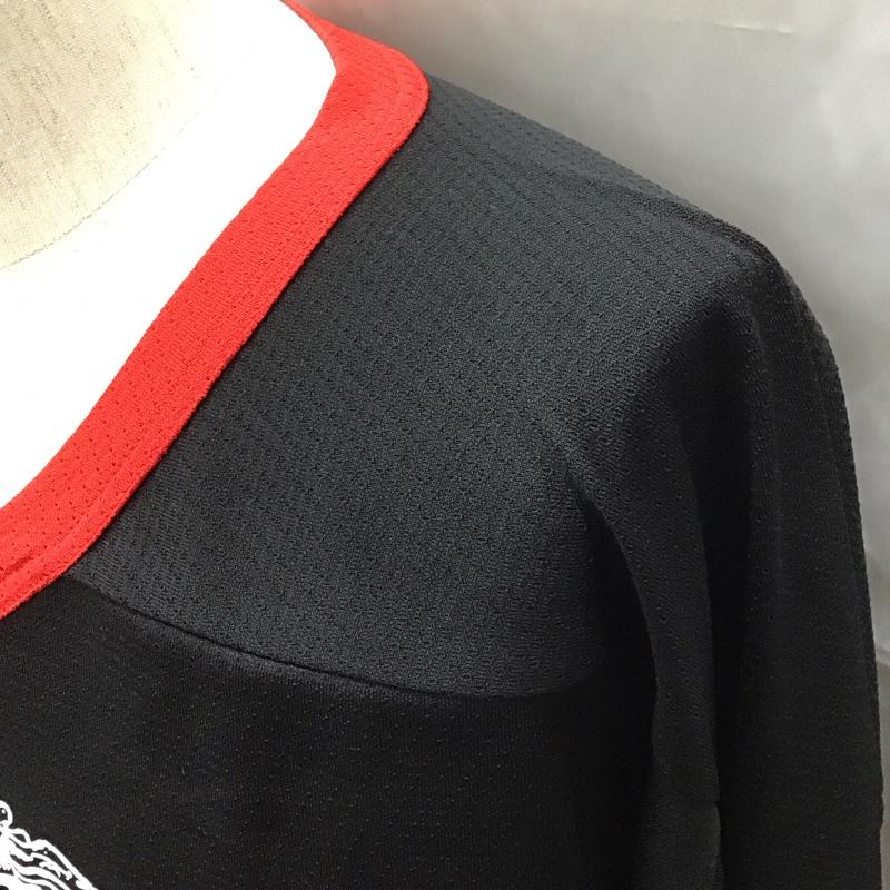 プレジャー PLEASURES カットソー 半袖 RibsHockeyJersey AthleticKnit ユニフォーム カジュアルカットソー L ロゴ、文字 白 / ホワイト / X 黒 / ブラック / X 赤 / レッド /  メンズ USED 古着 中古 10111673