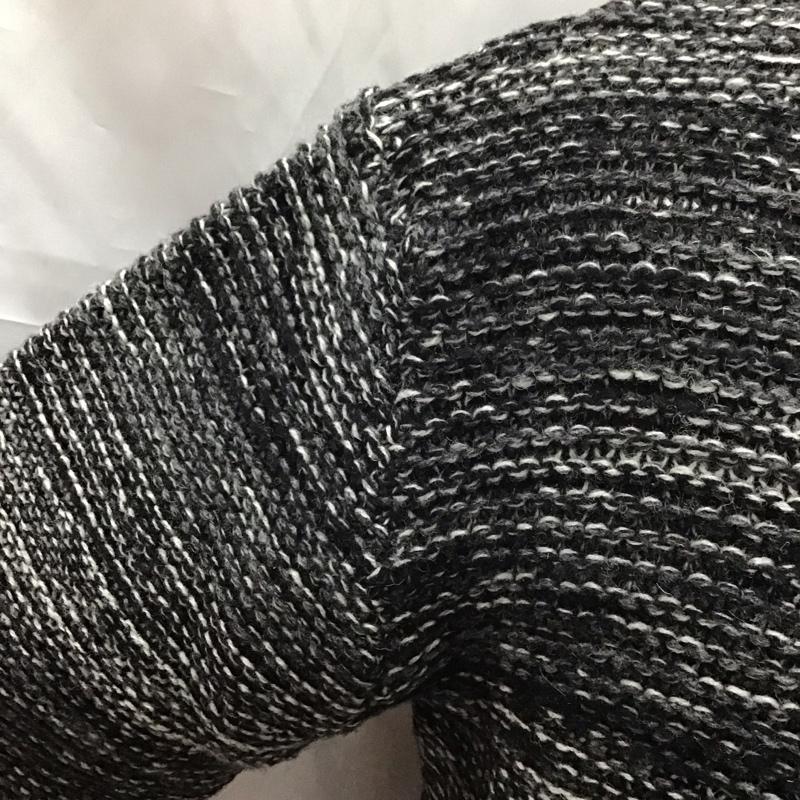 アダムエロペ ADAM ET ROPE  ニット、セーター 長袖 長袖ニットカットソー ニット セーター クルーネックニット L 無地 灰 / グレー /  メンズ USED 古着 中古 10113238