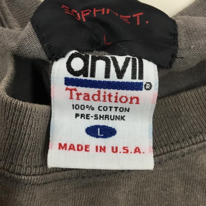 ソフネット SOPHNET. Tシャツ 半袖 00s anvil Rockers Tシャツ 映画 L プリント 茶 / ブラウン / メンズ USED 古着 中古 10116020