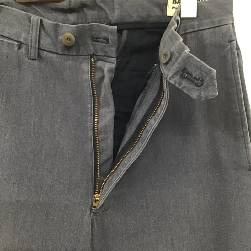 バータック BARTACK パンツ スラックス スラックスパンツ ワイドパンツ カジュアルパンツ 無地 灰 / グレー / メンズ USED 古着 中古 10132782
