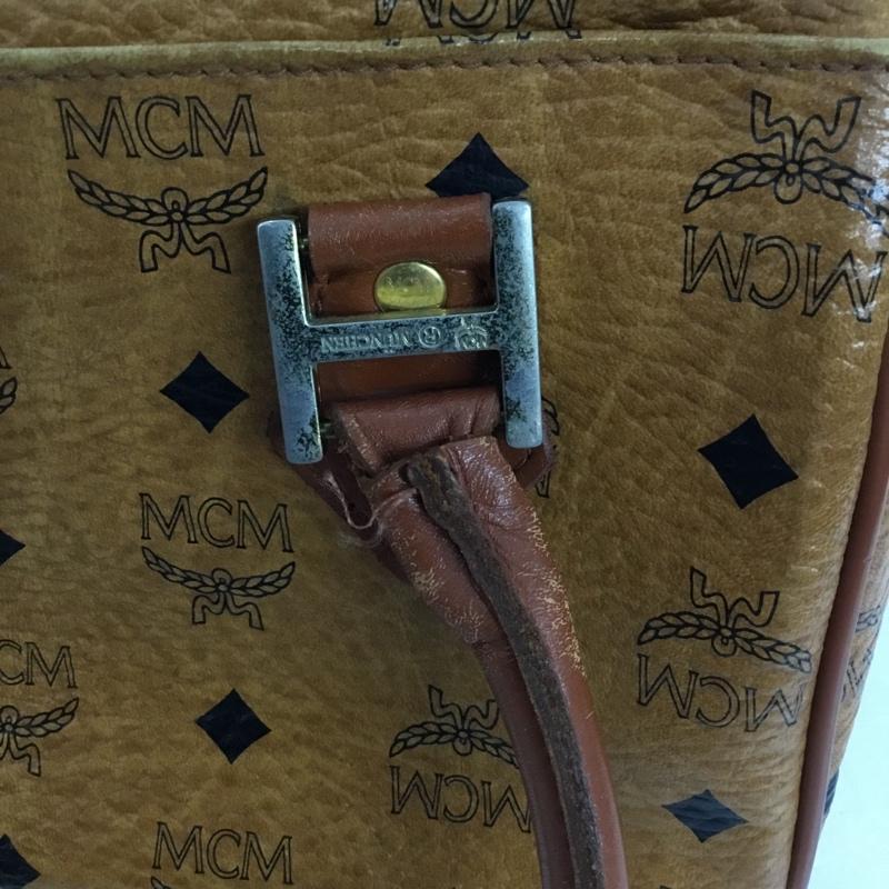 エムシーエム MCM ハンドバッグ ハンドバッグ ミニボストン 総柄 茶 / ブラウン / レディース USED 古着 中古 10129103