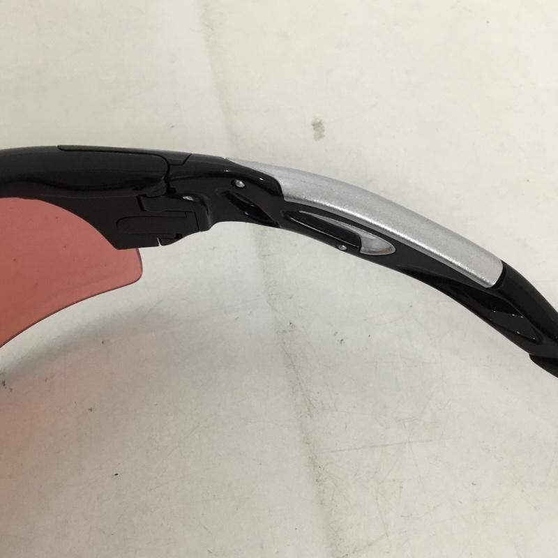 オークリー OAKLEY めがね・サングラス サングラス OO9206-28 RADAR LOCK スポーツサングラス ミラーレンズ 箱有 ロゴ、文字 黒 / ブラック / メンズ USED 古着 中古 10129373