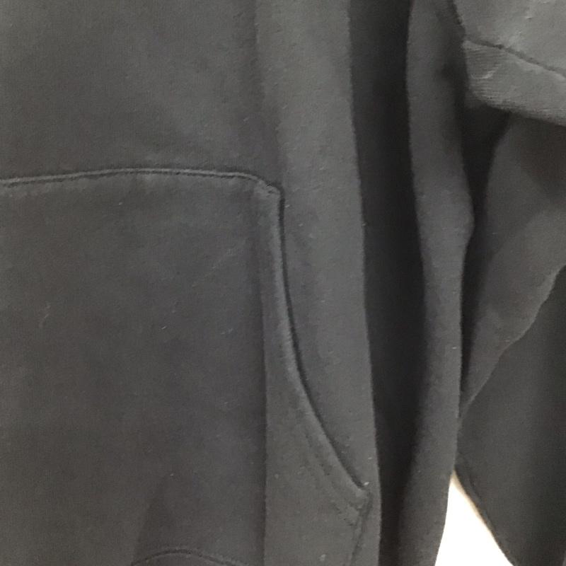 ラッセルアスレティック Russell Athletic パーカー 長袖 ロゴ、文字 X プリント 黒 / ブラック / メンズ USED 古着 中古 10130154