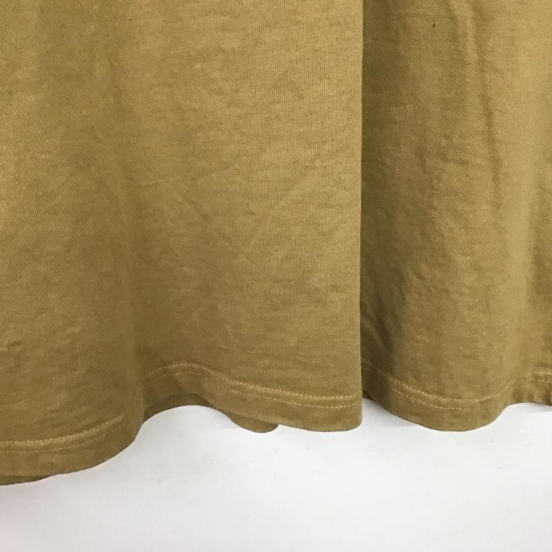 ルーカ RVCA Tシャツ 半袖 bb041-265 半袖カットソー バックプリント クルーネックカットソー M ロゴ、文字 ベージュ / ベージュ / メンズ USED 古着 中古 10136574