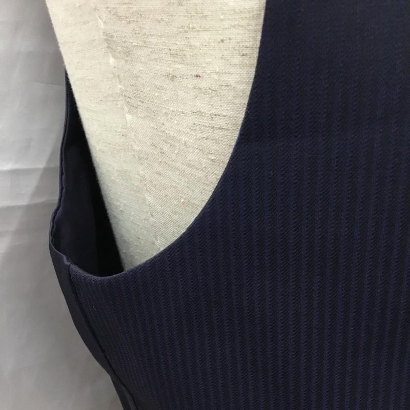 ポールスミス Paul Smith ベスト ベスト ウール L ストライプ 紺 / ネイビー / メンズ USED 古着 中古 10117164