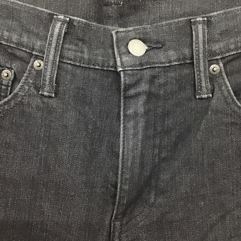 リーバイストラウスアンドコー Levi Strauss & co. パンツ デニム、ジーンズ デニムパンツ スリムパンツ カジュアルパンツ ストレッチパンツ 32インチ 無地 黒 / ブラック / メンズ USED 古着 中古 10137034
