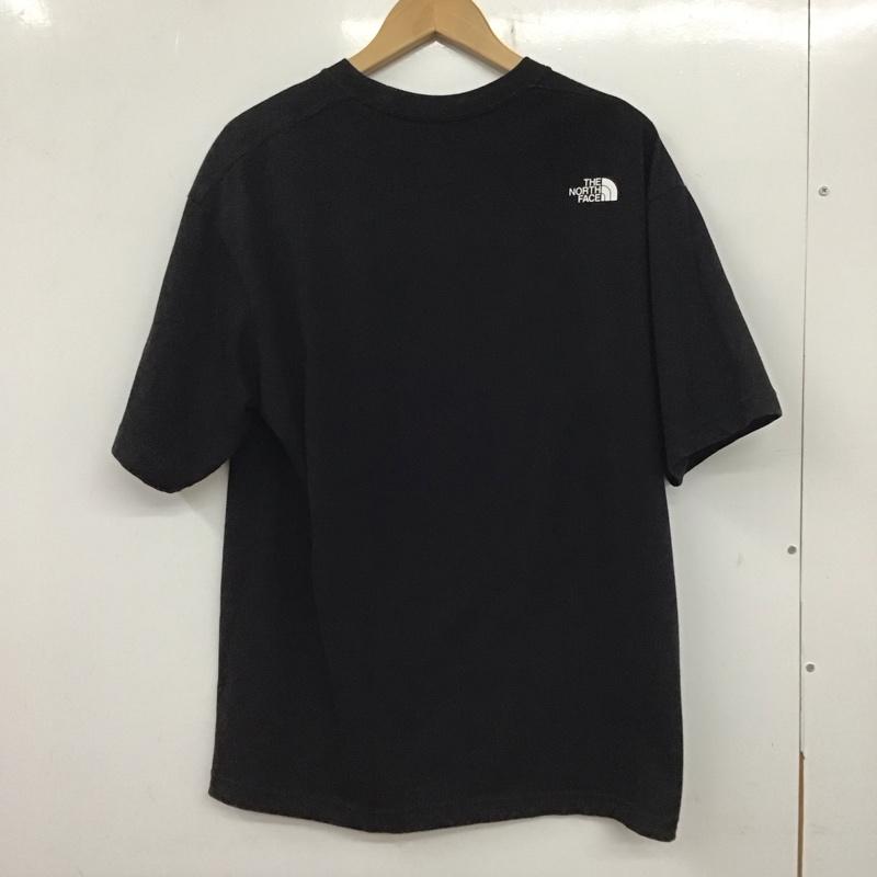 ザノースフェイス THE NORTH FACE Tシャツ 半袖 nt32438a ポケットTシャツ 半袖カットソー プリントTシャツ XL ロゴ、文字 黒 / ブラック / メンズ USED 古着 中古 10136667