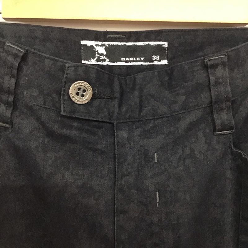 オークリー OAKLEY パンツ ワークパンツ、ペインターパンツ 421899jp ロングパンツ スリムパンツ テイパードパンツ 36 ロゴ、文字 黒 / ブラック / メンズ USED 古着 中古 10134953
