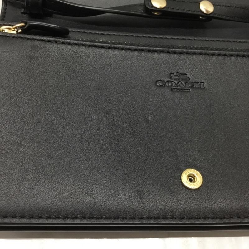 コーチ COACH ショルダーバッグ ショルダーバッグ F76769 ショルダーウォレット 長財布 ロゴ、文字 黒 / ブラック / X 茶 / ブラウン / レディース USED 古着 中古 10110175