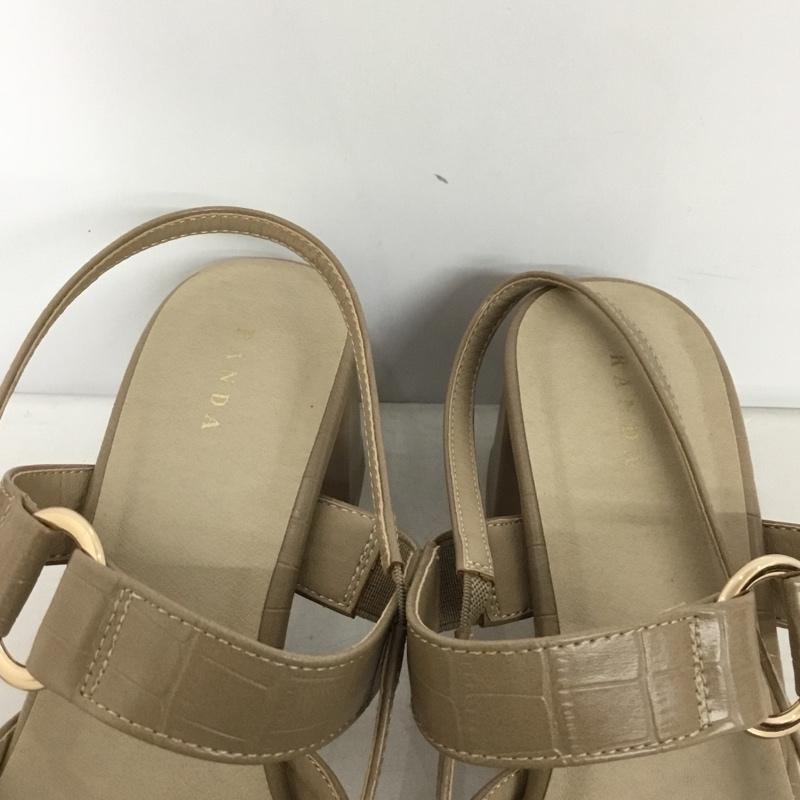 ランダ RANDA パンプス パンプス ベルトストラップパンプス ポインテッドトゥ L ベージュ / ベージュ / レディース USED 古着 中古 10144833