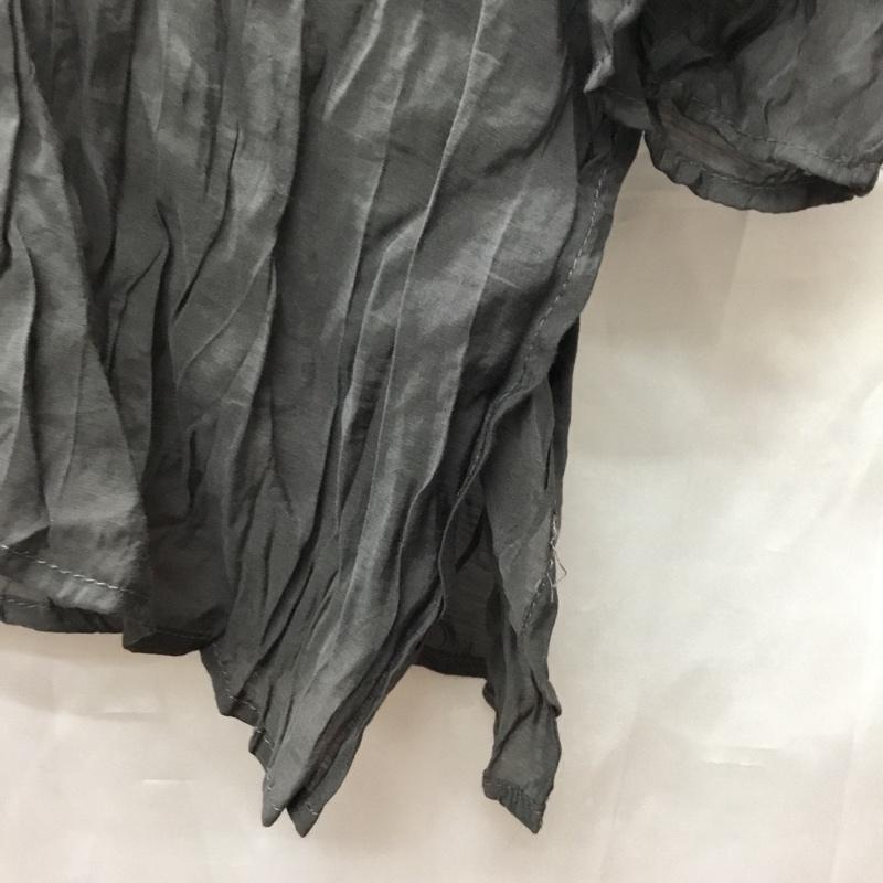 ショコラ フィネ ローブ chocol raffine robe カットソー 半袖 6a16l0a1300 エアリートップス 半袖かっとそー カジュアルシャツ FREE 無地 黒 / ブラック / レディース USED 古着 中古 10113388