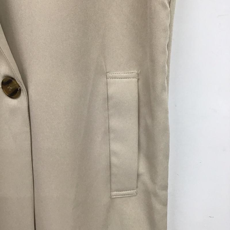 イング INGNI ベスト ベスト M 無地 ベージュ / ベージュ / レディース USED 古着 中古 10128911