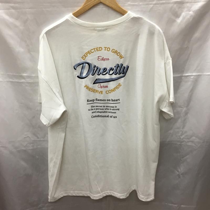 イング INGNI Tシャツ 半袖 211-130629-00 BACKサークルロゴチュニックT 半袖カットソー プリントTシャツ クルーネックカットソー M プリント 白 / ホワイト / レディース USED 古着 中古 10113296