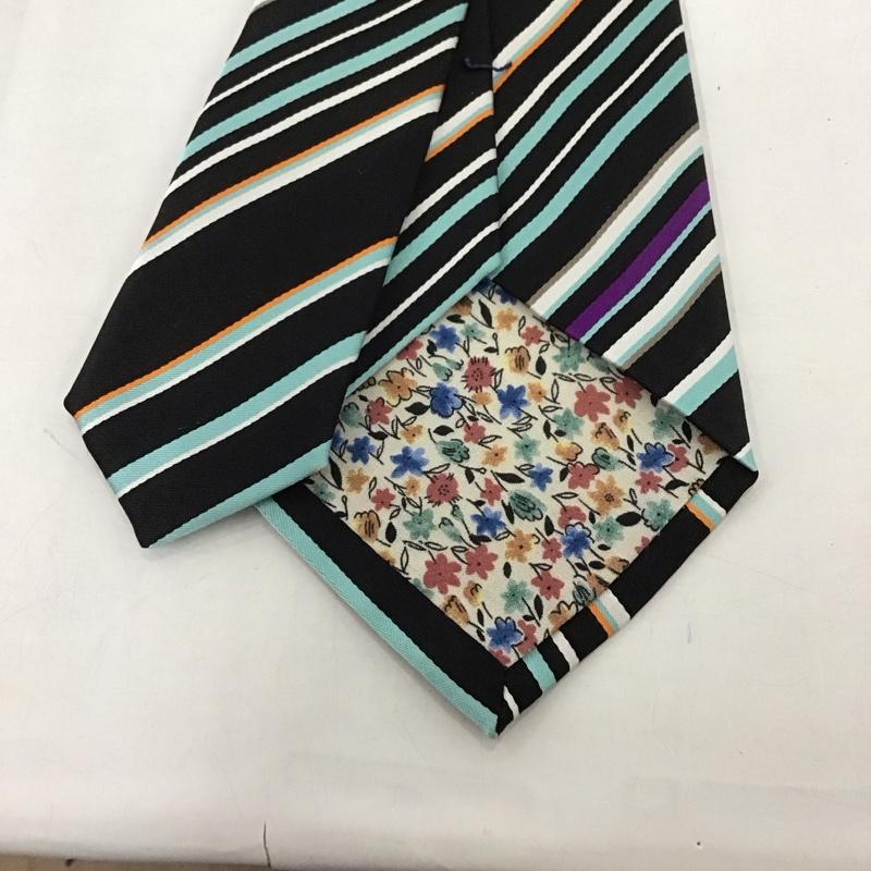 ポールスミス Paul Smith ネクタイ ネクタイ シルク ストライプ マルチカラー / マルチカラー / メンズ USED 古着 中古 10125663