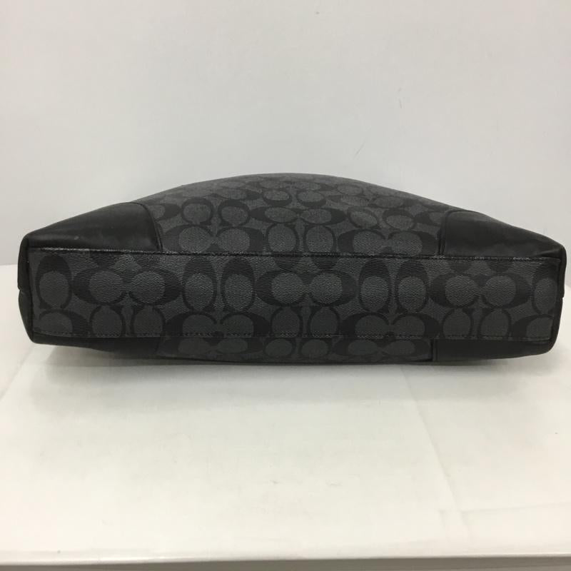 コーチ COACH トートバッグ トートバッグ F71103 シグネチャー ロゴ、文字 黒 / ブラック / メンズ USED 古着 中古 10133828