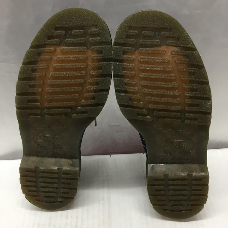 ドクターマーチン Dr.Martens カジュアルシューズ カジュアルシューズ MIE 1461 3ホール UK9 箱有 US:10 刺繍 インディゴ / インディゴ / メンズ USED 古着 中古 10111985