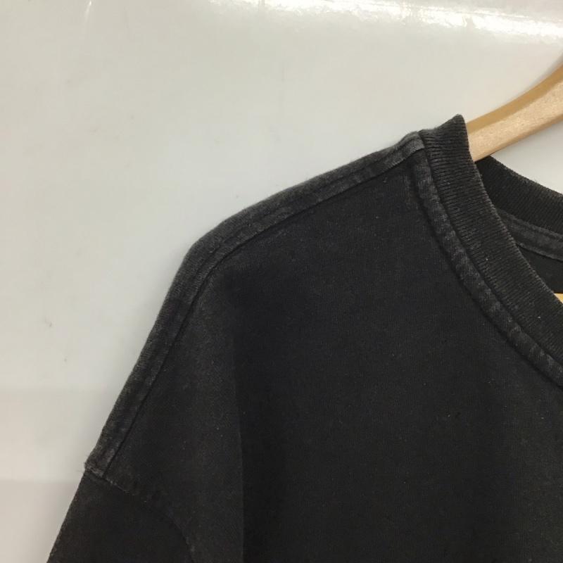 カーハート Carhartt Tシャツ 半袖 半袖カットソー 無地Tシャツ ヘンリーネックカットソー XXL ロゴ、文字 黒 / ブラック / メンズ USED 古着 中古 10137669