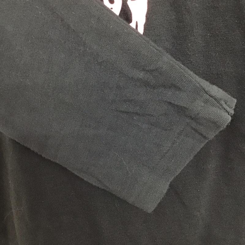 ラルフローレン RALPHLAUREN Tシャツ 長袖 ビッグポニー S プリント 黒 / ブラック / レディース USED 古着 中古 10114443