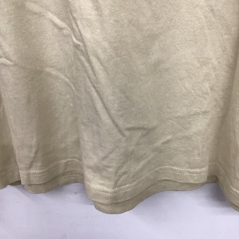 フリークスストア FREAK S STORE Tシャツ 半袖 半袖カットソー 無地Tシャツ クルーネックカットソー XL 無地 ベージュ / ベージュ / メンズ USED 古着 中古 10137229