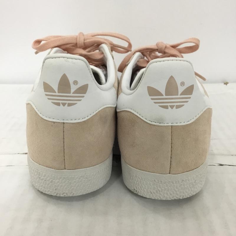 アディダス adidas スニーカー スニーカー BB5472 GAZELLE 22cm 22.0cm ロゴ、文字 桃 / ピンク / X 白 / ホワイト / X 金 / ゴールド / レディース USED 古着 中古 10123646
