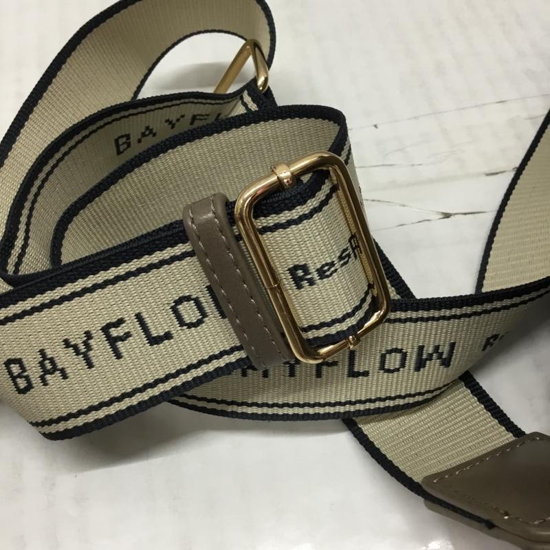 ベイフロー BAYFLOW ショルダーバッグ ショルダーバッグ BG2112NG01 ロゴベルト ワンポイント グレージュ / グレージュ / レディース USED 古着 中古 10115247
