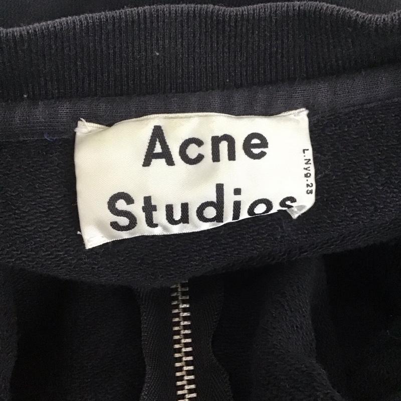 アクネストゥディオズ Acne Studios ジャケット、上着 ジャンパー、ブルゾン keanu ss14 ブルゾン ジップアップジャケット アウター カジュアルジャケット S 無地 黒 / ブラック / X 紫 / パープル / メンズ USED 古着 中古 10109271