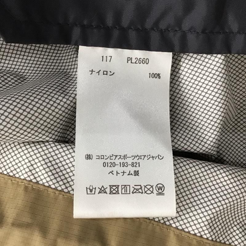 コロンビア Columbia ジャケット、上着 ジャンパー、ブルゾン 117 pl2660 ジップアップジャケット ジャンパー ジャケット アウター M ロゴ、文字 ベージュ / ベージュ / メンズ USED 古着 中古 10119966