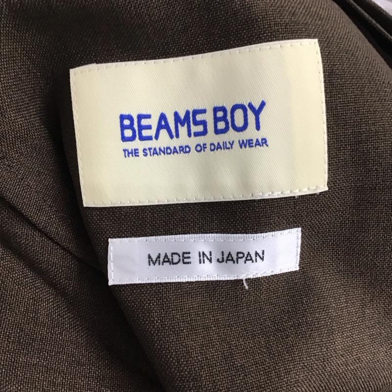 ビームスボーイ BEAMS BOY スカート ロングスカート プリーツスカート 無地 茶 / ブラウン / レディース USED 古着 中古 10137345