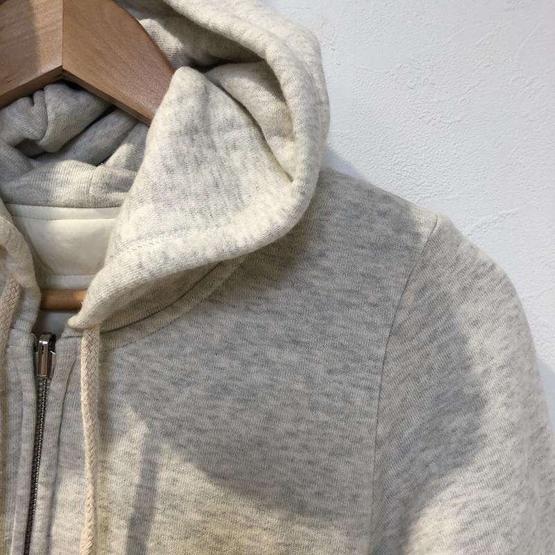 ユナイテッドアローズグリーンレーベルリラクシング UNITEDARROWSGREENLABELRELAXING パーカー 長袖 無地 白 / ホワイト / レディース USED 古着 中古 10013302