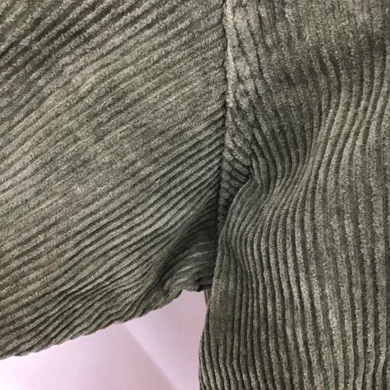 ザラ ZARA ジャケット、上着 ジャケット、ブレザー コーデュロイ シャツジャケット M 無地 カーキ / カーキ / レディース USED 古着 中古 10110283